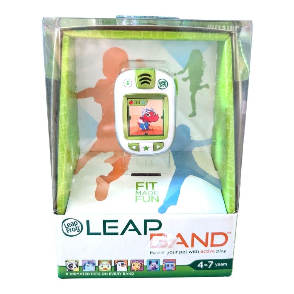 LeapFrog Leap Band Green Kids Activity Watch Learning Educational NEW